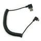 thumbnail image 5 of EeaseMX Cable de carga de datos USB Micro de 5 pines macho a USB 2.0 macho en espiral de 1,5 m (negro), 5 of 6