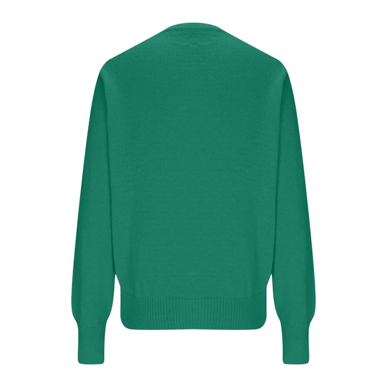 Fall Cardigan for Women Solid Color Button Down Tops Lantern
