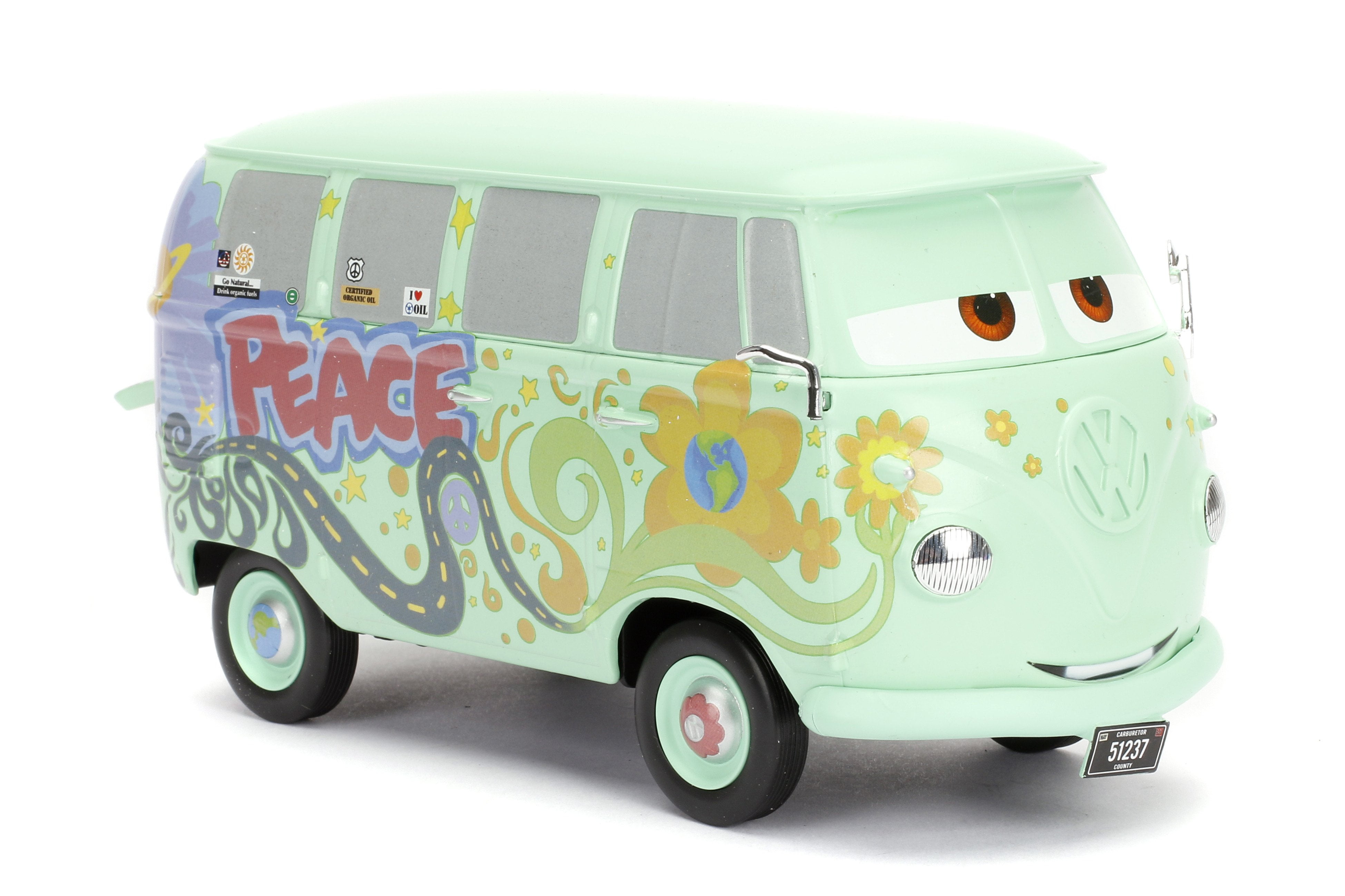 JADA TOYS 1/24 カーズ フィルモア オイル缶セット JADA TOYS Fillmore 1:24 Die Cast Vehicle - Pixar Cars