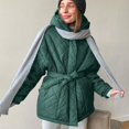 thumbnail image 5 of Vedolay Parka Jacket Women Long Sleeve Button Down Coat Knit Cardigan Coat GN1,M, 5 of 5