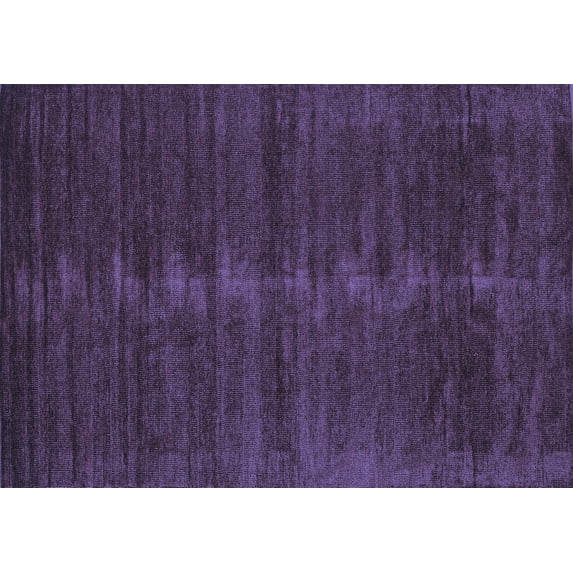 Ahgly Company Machine Washable Indoor Rectangle Abstract Blue Contemporary Area Rugs, 8' x 10'