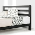 thumbnail image 7 of Mellow Modernista Classic HD 10" Metal Platform Bed with Headboard and Wood Slats, Black, King, 7 of 7