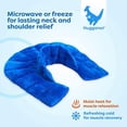 thumbnail image 2 of Microwave Neck and Shoulder Heat Pad with Lavender Aromatherapy, Blue, 2 of 5