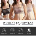 thumbnail image 3 of Women Seamless Bra With Chest Pad Slot Breathable Thin Corset CamisoleGray, 3 of 5