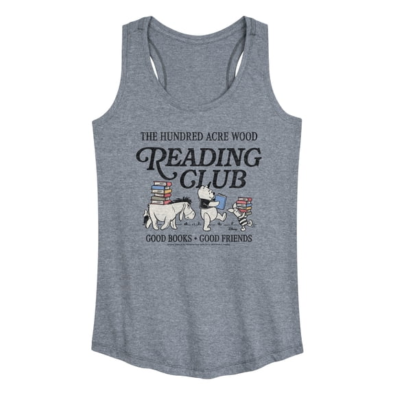 Winnie The Pooh - Reading Club Women's Graphic Racerback Tank