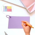 thumbnail image 3 of 1 Set Index Cards with Holes Punched Flash Cards with Rings Studying Note Cards for Adults, 3 of 5