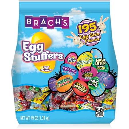 Brach's Egg Stuffers Assortment Candy, 195 ct, 49 oz Bag