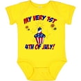 thumbnail image 3 of Inktastic My Very 1st 4th of July Boys or Girls Baby Bodysuit, 3 of 5