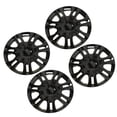 thumbnail image 1 of Wheel Rim Protector, Easy Installation 15in Wheel Hubcap Black Universal Fit Sporty  for Cars, 1 of 8