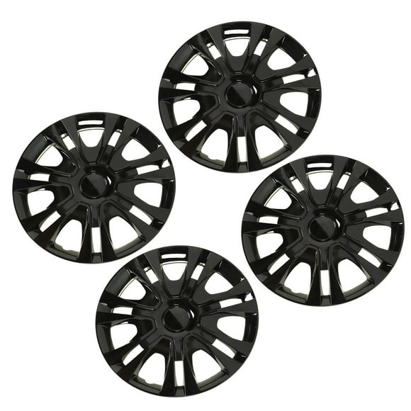 Wheel Hub Cover, Durable Structure Scratch Resistant Sporty Exquisite Appearance Bright Black Wheel Rim Hubcap for Corsa
