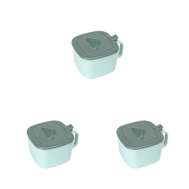 Monstrate Caja de especias con tapa, cucharas, juego de condimentos de rejilla múltiple de PP, cajas de almacenamiento, contenedores, Type1 NO1