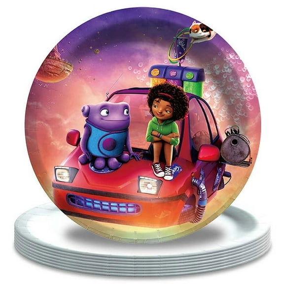 Dreamworks Home Plates Party Supplies Birthday Decorations Tableware Disposable Dinnerware
