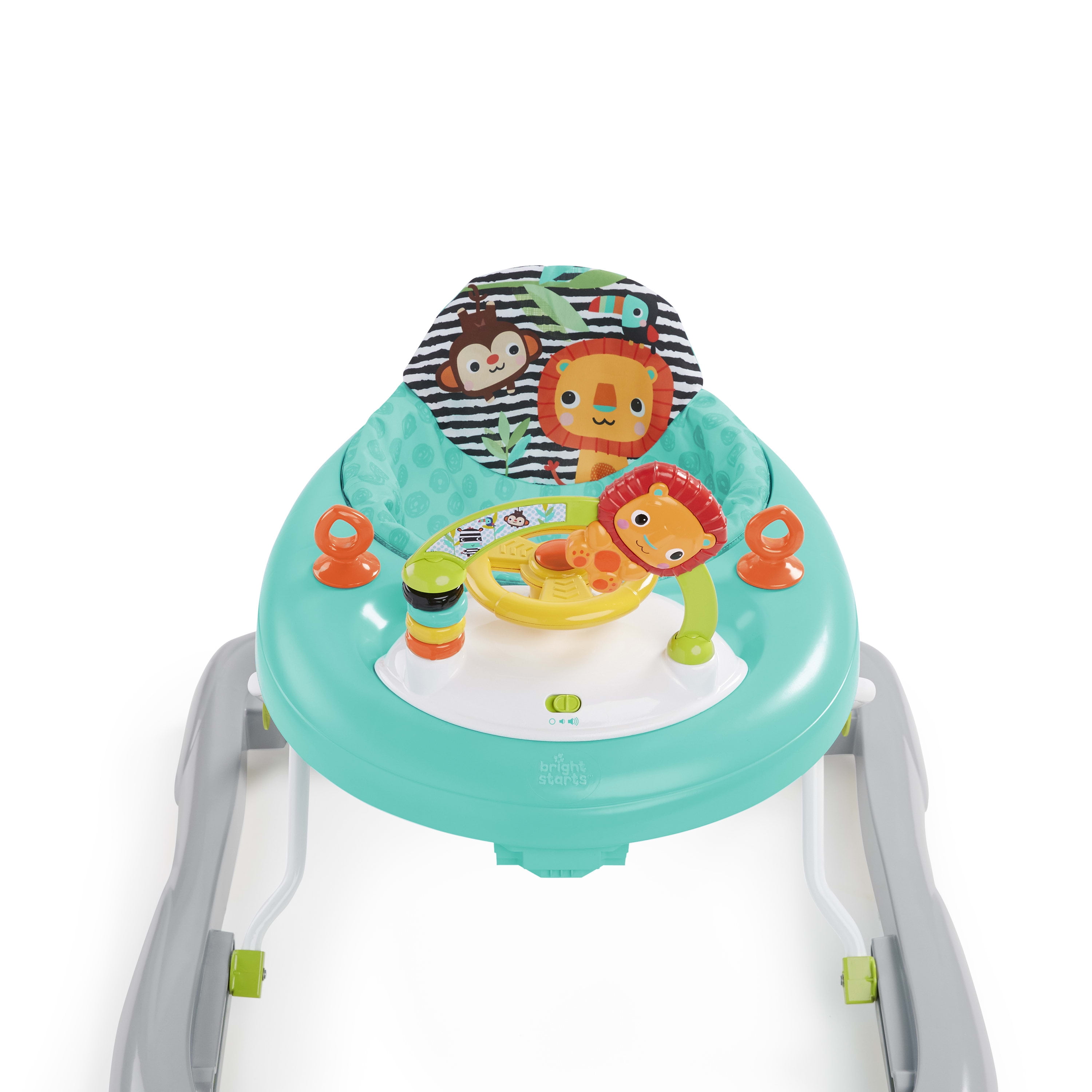  Bright Starts Giggling Safari Walker with Easy Fold Frame for  Storage, Ages 6 Months + : Baby