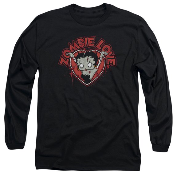 Betty Boop - Heart You Forever - Long Sleeve Shirt - Medium