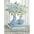 thumbnail image 3 of Jacobs, Cindy 15x18 Black Modern Framed Museum Art Print Titled - Delft Blue Floral III, 3 of 5