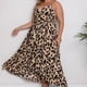 thumbnail image 5 of Puntoco Vestidos Mujer Verano Moda Mujer Estampado Tallas Grandes Cuello En V Ventilar Sexualidad Vestido Flotante, 5 of 5