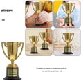 thumbnail image 5 of CIMAXIC 6 Pcs Mini Trophées d'Or pour Compétitions de Récompenses Sportives, Design Élégant et Compact pour un Rangement et une Exposition Faciles pour Enfants et Adultes, 3.74"X2.24"X1.77 Pouces, 5 of 5