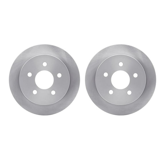 Dynamic Friction Company Rear Brake Rotors 6002-52012