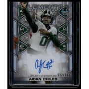 2024 Bowman University Best Elements Of The Game Autographs Aidan Chiles ETG-AC Auto SN AU Michigan State Spartans Footb