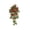 - [Rose Vif] / Composition florale murale, variante sur Composition Florale Artificielle Murale - Bouquet de Fleurs Suspendues, Fleurs Artificielles en Soie pour la Décoration de Porche, Jaune, JKODE