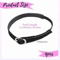 thumbnail image 2 of 2 Pairs Shoe Straps Detachable PU Leather Ankle Straps Adjustable High Heels Anti-loose Shoelaces with Buckle, 2 of 2
