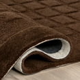 thumbnail image 5 of Rugs USA Fritz Checkered Wool Area Rug, 5' x 8', Fritz Brown, 5 of 10