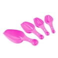 thumbnail image 1 of Injueey Cucharas medidoras de cocina, 4 Uds., cucharadita, café, azúcar, cuchara para hornear pasteles, tazas medidoras de harina, utensilios de Cocina y Comedor Rosado Injueey HA003365-04, 1 of 1