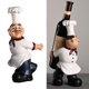thumbnail image 5 of Escultura de chef campestre, portabotellas de vino decorativo, figura de resina para el hogar Los 285x15x15cm, 5 of 9