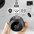 thumbnail image 3 of Mini c谩mara esp铆a oculta inal谩mbrica Wifi Seguridad para el hogar Visi贸n nocturna HD 1080P + 32GB, 3 of 6