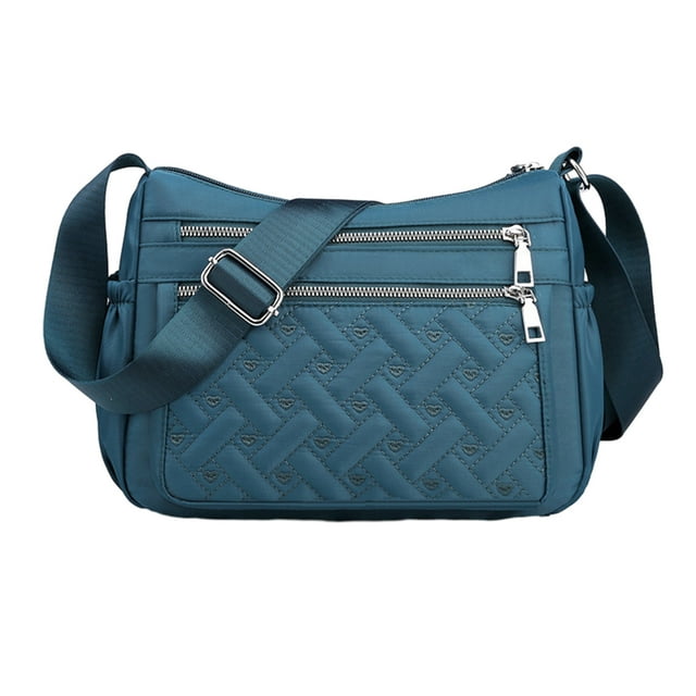 Guardoinrt Sac Bandoulière Premium Multifonction avec Grande Capacité Sac Messager en Polyester Multiples Occasions Cadeau Bleu 1Ensemble