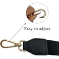 thumbnail image 5 of Correa de hombro de repuesto ajustable de 3,8 cm de ancho para bolso de mujer, correas de cadena, bolsos, accesorios DIY (negro), 5 of 5