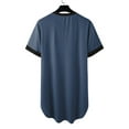 thumbnail image 7 of INCERUN Mens Solid Color Loose Casual Mid-length Casual Pajamas Homewear, 7 of 7