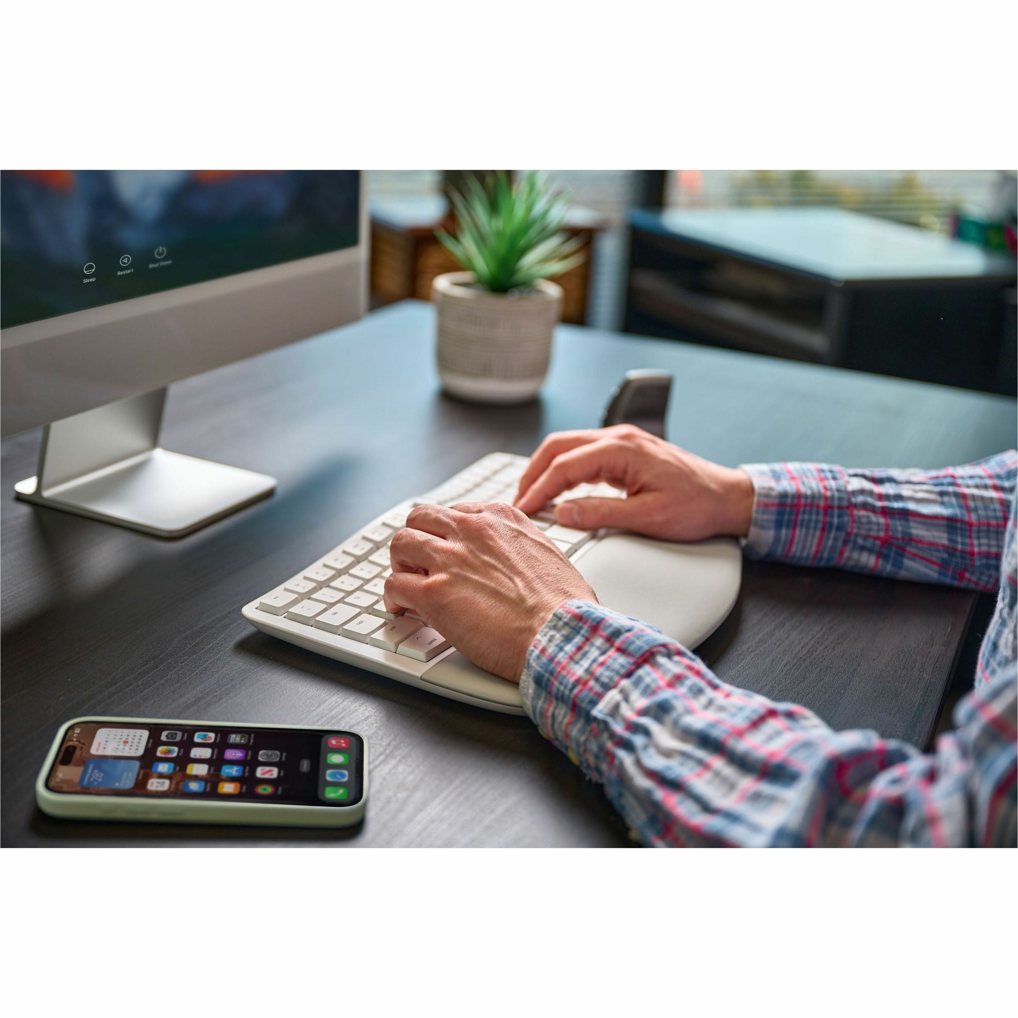 Kinesis mWave Mechanical Keyboard for Mac - Quiet Linear Switch (kb150m-lin)