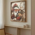 thumbnail image 2 of Vintage Christmas Sign Posters Rustic Santa Reindeer Mantel Print Poster Wall Art Canvas Artwork Home Modern Farmhouse Country Kitchen Cottage Decoration No Frame, 2 of 6