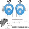 thumbnail image 2 of Fullface snorkel diving mask, snorkel mask, fullface swimming mask, antifog, 2 of 5