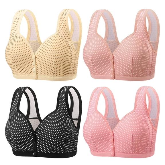Bixock Push Up Bra for Women Underwire Bra with Support Solid Color Traditional Thin Cup Shape Breathable All Round Lingerie Wear for Casual Indoor Daily Wear