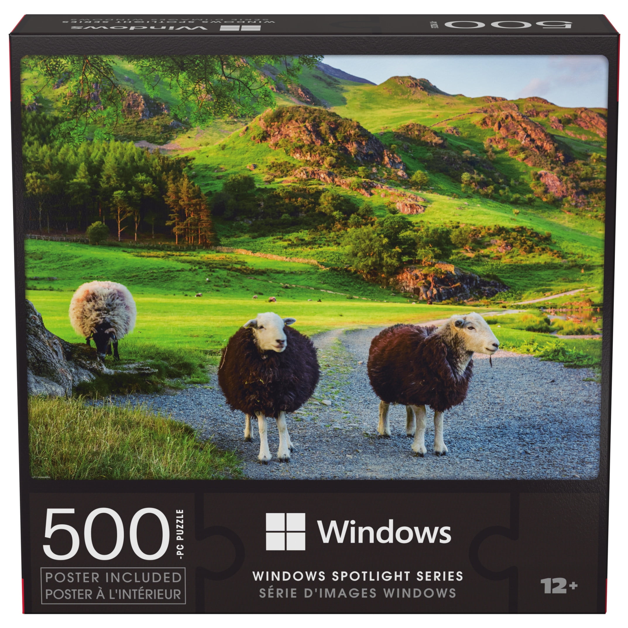 Spin Master Games, Microsoft Windows 500-Piece Jigsaw Puzzle and Poster, for Ages 8 and up