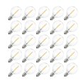 thumbnail image 1 of AC230V Globe LED G40 Bulb Lamp 25 Pack E12 Base Socket Holder, 1 of 4