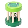 thumbnail image 1 of PVCS 1PC Wooden Musical Instruments Toys Color Cage Bell Hand Bell Skin One Bells Gift for Kids, 1 of 1