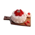 thumbnail image 1 of Pastel de casa de muñecas Hugo Artesanía de comida en miniatura 3D escena de vida de panadería de jardín de hadas 1:6 1:12 Estilo F, 1 of 10