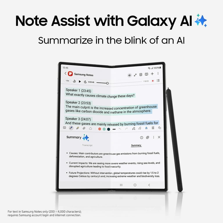 Samsung Galaxy Z Fold6 Cell Phone, Factory Unlocked Android Samsung Galaxy Z Fold6 Cell Phone, Factory Unlocked Android