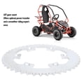 thumbnail image 4 of 45T Rear Chain Sprocket, Enhanced Power Transfer Steel Alloy 45 Teeth Rear Chain Sprocket High Hardness  for 420 Chain, 4 of 7
