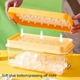 thumbnail image 3 of Molde para cubitos de hielo Toystoory portátil lavable 32 rejillas de repuesto Amarillo 2 capas, 3 of 6