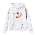 thumbnail image 4 of KHONTS Cartoon Printed Hoodies for Girls Cute Winter Fall Long Sleeve Hooded Sweatshirts Casual Loose Fit Warm Pullover Tops with Pocket,Size 4-14 Years, 4 of 4