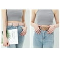 thumbnail image 6 of Modern Women's Wide Waistband Belt Square Metal Buckles Soft PU Multiple Colors, 6 of 19