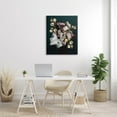 thumbnail image 2 of Woman Rose Floral Arrangement Botanical & Floral Graphic Art Gallery Wrapped Canvas Print Wall Art, 2 of 7