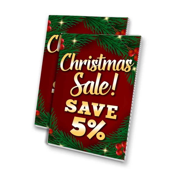 Christmas Special (24" X 36") 4mm Corrugated Plastic Panel, Graphics Applied To 1 Side (Pk of 2)