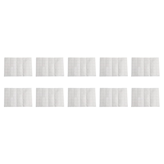 10X Wardrobe Cupboard Self-Adhesive Screw Covers Caps Stickers 54 in 1 White