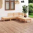 thumbnail image 1 of vidaXL 5 Piece Garden Lounge Set Solid Pinewood, 1 of 5