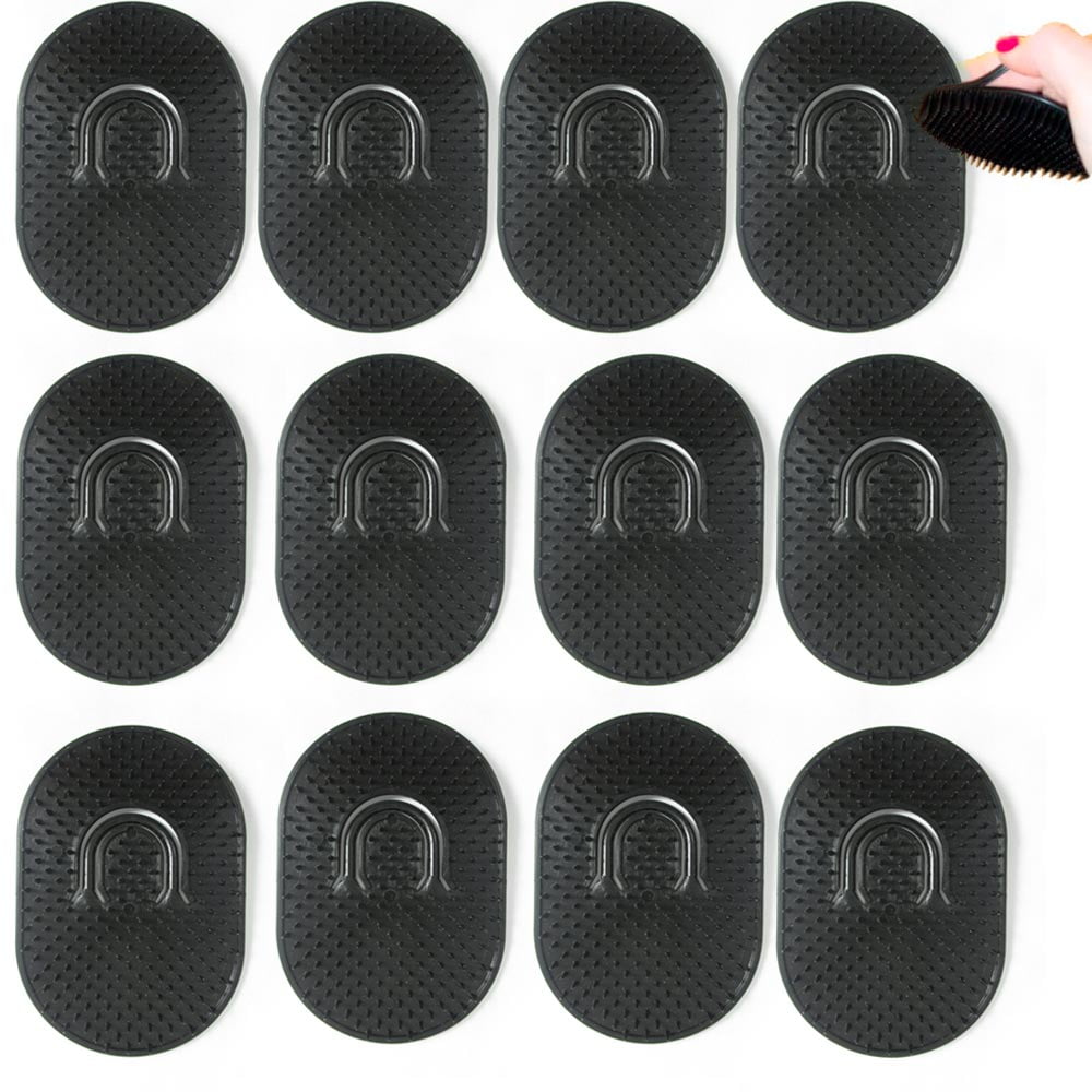 2 Black Pocket Hair Brush Men Travel Comb Styler Women Scalp Body